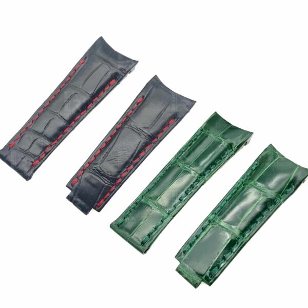 Genuine best quality Green Belly-scale leather material