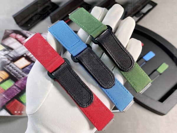 1626767911-Richard-Mille-Velcro-strap-RM-035-011-67-red-Nylon-watch-band (3) richard mille velcro strap Nylon watch band red blue green