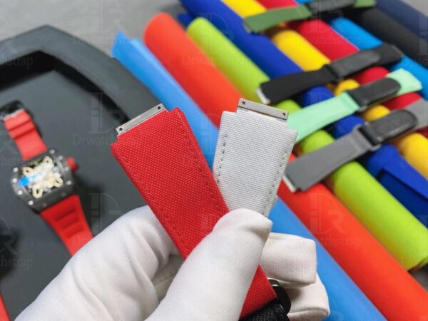 1626767924-Richard-Mille-Velcro-strap-RM-035-011-67-red-Nylon-watch-band (5) Customized Richard Mille rm velcro strap nylon replacement Richard Mille straps for sale white red yellow orange blue black Nylon for RM 035 030 055 011 016 059 067 watch band at a low price