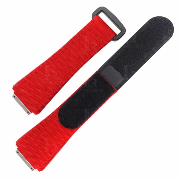 1626837438-Richard-Mille-Velcro-red-strap Richard Mille velcro strap red replacement watch band