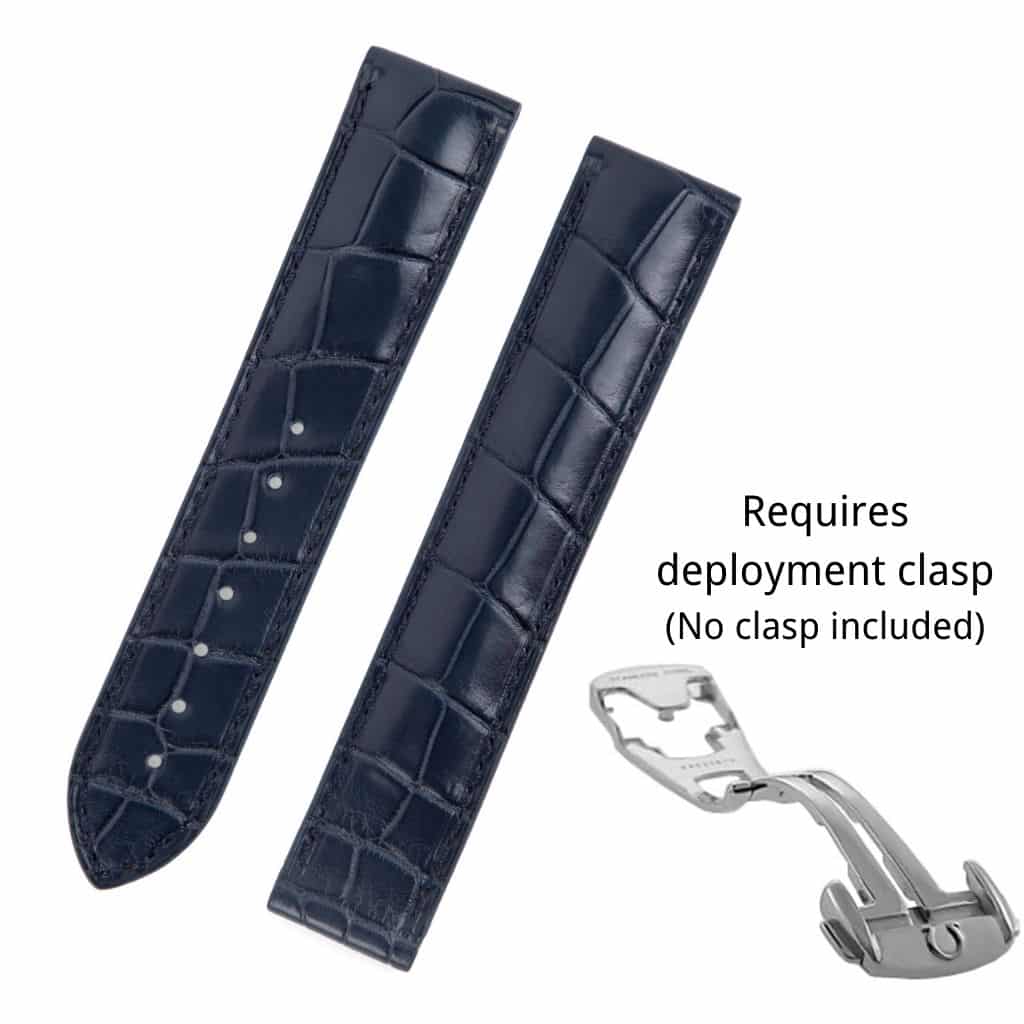 Omega leather strap requires deployment clasp