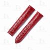Buy custom Omega Speedmaster Red leather 18mm 20mm 21mm 22mm watch bands for sale