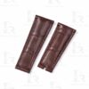 Custom 20mm 21mm 22mm brown alligator leather watch band for Rolex Sky Dweller Submariner Datejust