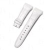 White alligator leather watch strap for Franck Muller V45