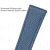Custom handmade replacement Epsom leather strap for Hermes Cape Cod Heure H watch band (3) Custom handmade replacement Epsom blue leather strap for Hermes Cape Cod Heure H watch band