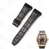Genuine alligator belly-scale leather material
