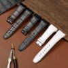 Genuine best quality alligator leather watch strap