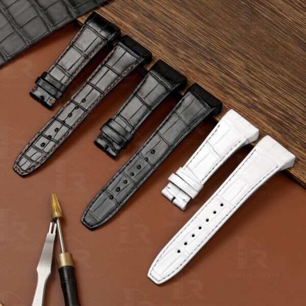 Genuine best quality alligator leather watch strap