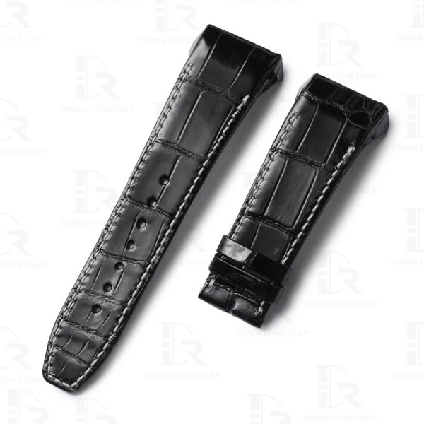 Franck Muller Vanguard V45 V41 V32 strap Black alligator leather (1)