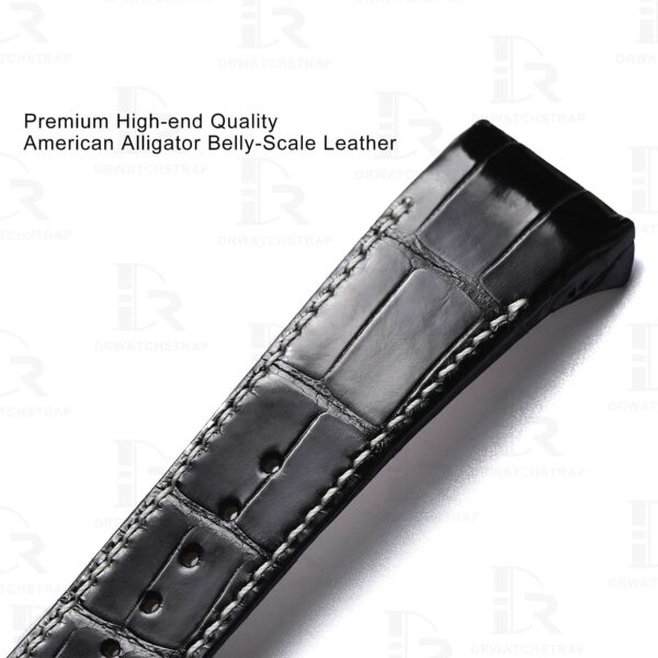 High-end quality belly-scale leather material