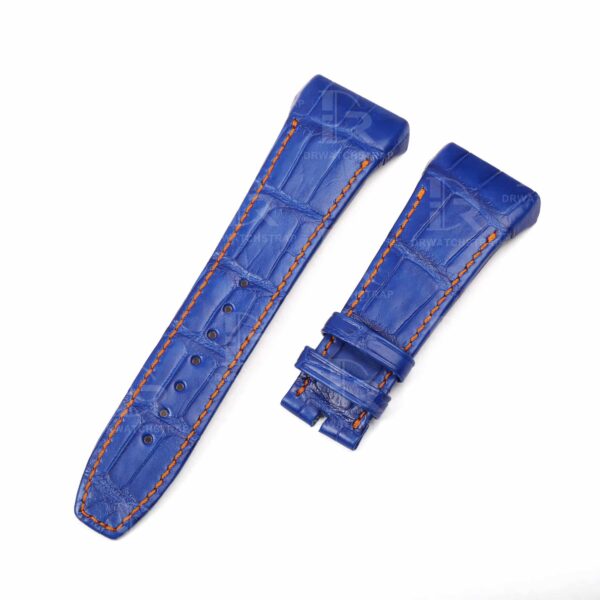 Franck Muller Vanguard V45 V41 V32 strap Deep Blue alligator leather