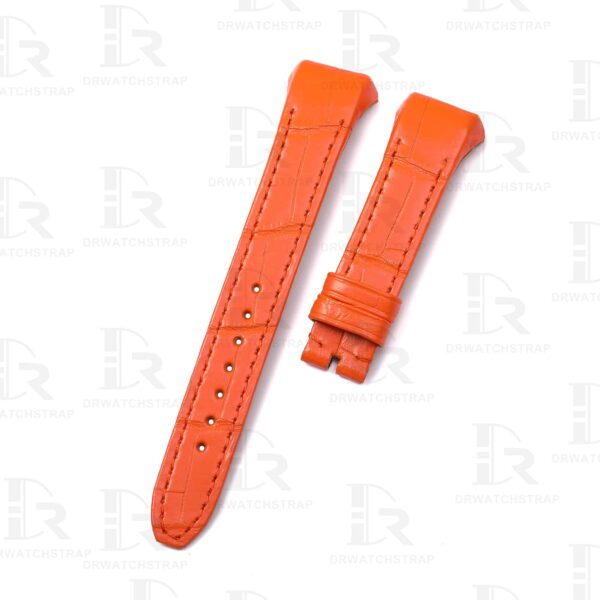 Franck Muller Vanguard V45 V41 V32 strap Orange alligator leather