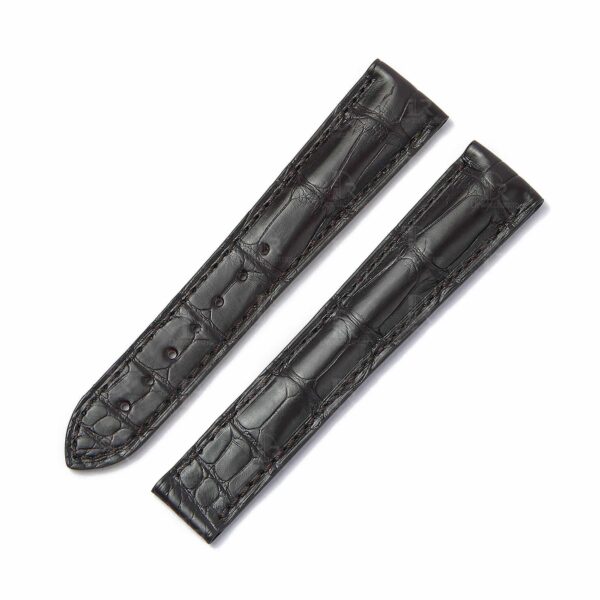 Omega Speedmaster Seamaster leather strap low price black blue white grey alligator watch band replacement online - best quality material Omega Speedmaster straps for sale