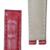 Replacement alligator watch band for Rolex Dweller red leather strap bands - Customized