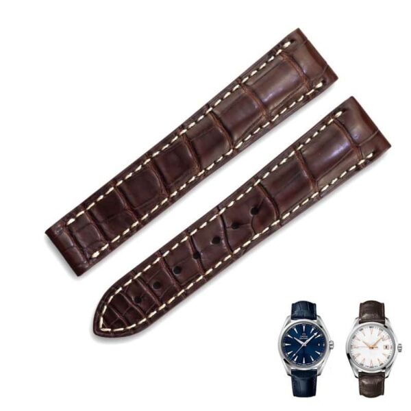 Handmade Alligator leather strap for Omega Speedmaster (Multi-colors)