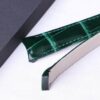 20mm Best quality genuine American Alligator crocodile OEM Green with red stitching handmade Belly-scale replacement Rolex watch strap and watch band for Rolex Hulk submariner luxury watches - Shop the aftermarket High-end(HE) quality straps online