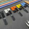 1630042674-Richard Mille canvas velcro nylon watch band black white yellow blue orange RM067 035 030 055 011 strap (16) Replacement Richard Mille nylon watch strap