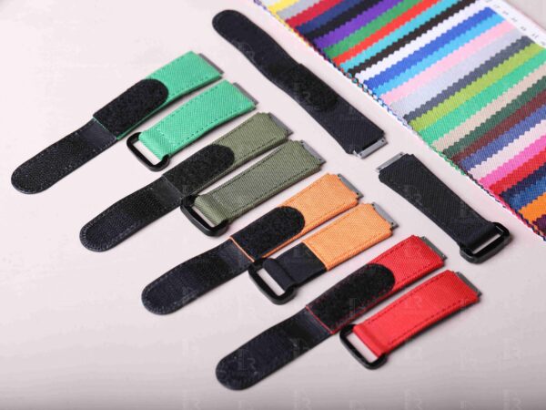 Handcrafted Replacement Richard Mille green orange black red army green canvas velcro strap nylon replacement watch bands for sale Custom best material Richard Mille rm nylon canvas elastic strap yellow blue orange white black replacement watch bands for Richard Mille RM 035 030 055 011 067 067-02 and more models band online for a discount price