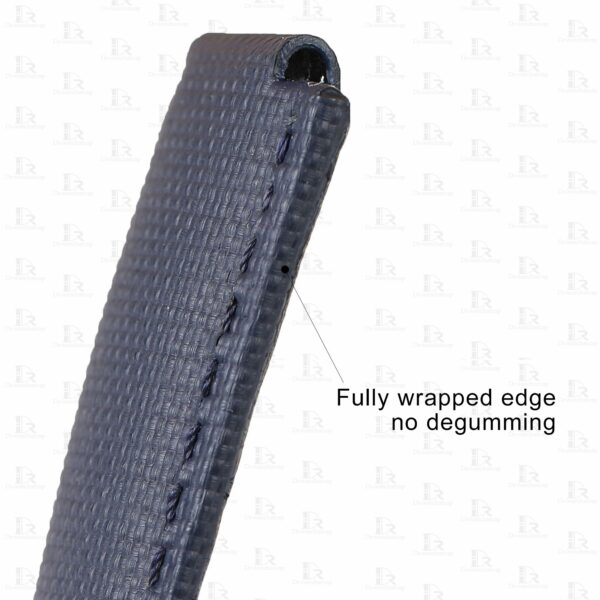 Custom replacement blue canvas nylon watchbands for Cartier Ballon Bleu PVD Fabric strap
