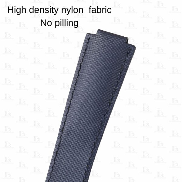 Custom Fabric Watch Strap for Cartier Ballon Bleu PVD