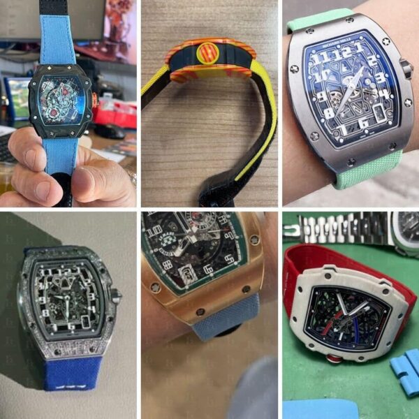 Custom velcro watch straps for Richard Mille - Nylon watchband for sale