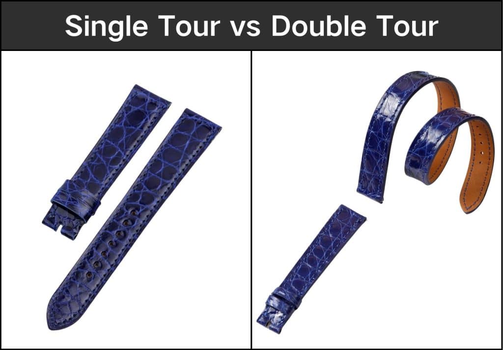 Hermes Single tour strap vs double tour watch band