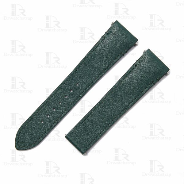 Cartier Santos quickswitch strap green leather watch band