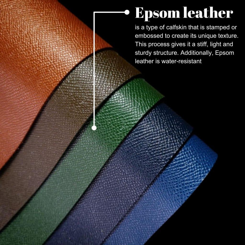 What is Epsom leather - calfskin