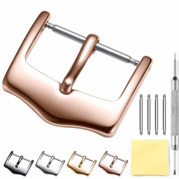 Add pin buckle for custom leather watch band