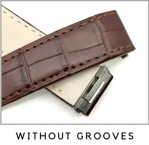 Custom Cartier Roadster strap without grooves