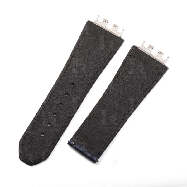 Buy Custom Hublot Big Bang 440 MECA 10 – 614 Dark Blue leather quick release watchband one click straps (2)