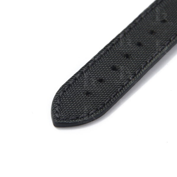 Omega-Seamaster-Speedmaster-Nylon-watch-bands-leather-strap-20mm-black (2) Custom nylon best Omega Speedmaster aftermarket straps 18mm 20mm handmade black canvas - Omega Seamaster watch band replacement online at a discount price aftermarket watch strap