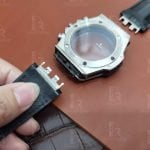 Custom handmade Green Velcro watch band for Hublot Big Bang strap