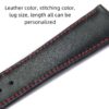 Best quality handmade OEM premium black calfskin replacement Tudor leather strap and watch band with red linning for Black Bay 58 41 GMT Heritage luxury watches 20mm 22mm 24mm online at a low price - Shop the premium watchs traps and watchbands online