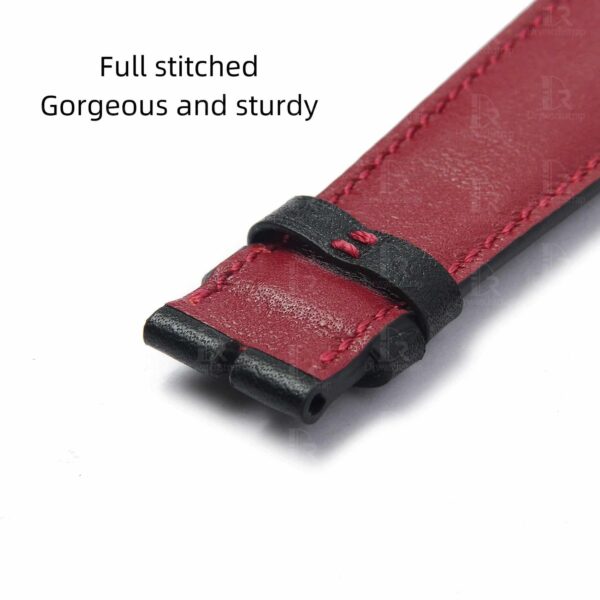 Best quality handmade OEM premium black calfskin replacement Tudor leather strap and watch band with red linning for Black Bay 58 41 GMT Heritage luxury watches 20mm 22mm 24mm online at a low price - Shop the premium watchs traps and watchbands online