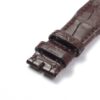 Custom best quality American Alligator Brown replacement leather IWC watch straps and watch bands for IWC Pilot's watch Mark XVII Pilot's Chronograph - Shop the crocodile leather straps 20mm 21mm watch band for sale at a low price