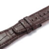 OEM handmade custom brown alligator leather watch band for IWC Pilot Mark XVII