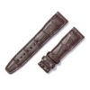 Custom best quality handmade brown alligator crocodile 20mm 21mm leather IWC watch straps and watch bands replacement for IWC Pilot's watch Mark XVIII Chronograph - shop the grade A crocodile leather watchbands online