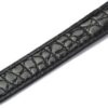 The genuine best quality OEM handmade Grade A level American Alligator Crocodile black roubd-scale Cartier leather watch strap and watch band replacement for Cartier Ballon Bleu de luxyry watches online - Shop the OEM custom straps and watchbands from dr watchstrap at a low price