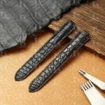 Cartier Ballon Bleu Orange Alligator leather watch band (2)