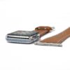 double loop custom leather watch band brown strap oem apple watch