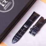 Breguet Type XX 3820 Brown Alligator leather watch band white stitching strap (2)