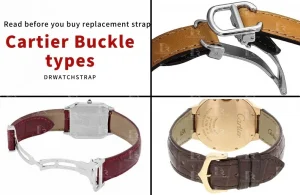 Cartier watch strap buckle instructions - double-folded vs single folded vs pin clasp