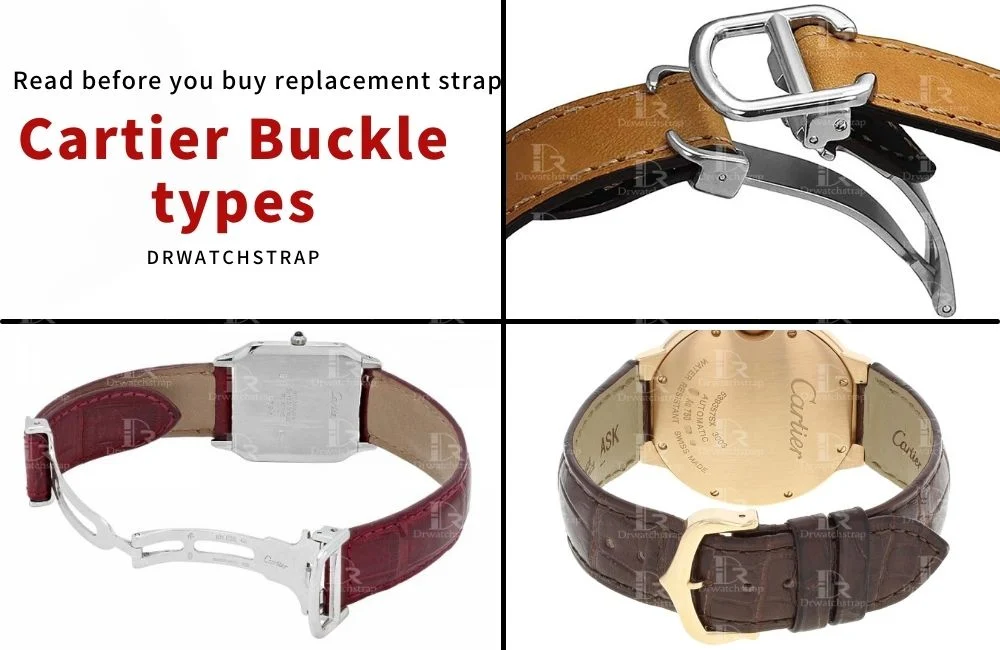 Cartier watch strap buckle instructions - double-folded vs single folded vs pin clasp
