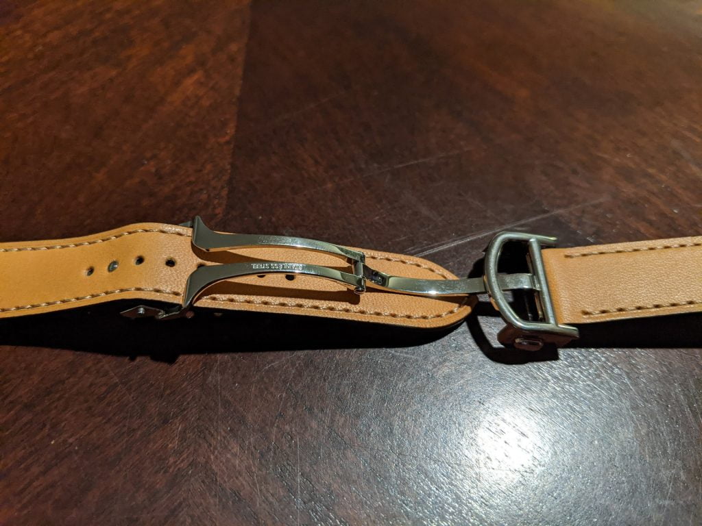 Cartier Santos new 2020 2021 single-folded deployment buckle