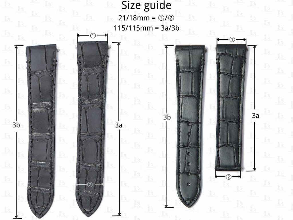 Cartier Santos NEW 2021 leather watch band strap size guide
