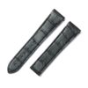 New Cartier de Santos watch Medium Large Quickswitch black alligator Cartier Santos leather watch strap replacement for sale 19mm 21mm crocodile watchband online grade A Cartier Santos strap