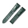 New Cartier de Santos watch Medium Large Quickswitch green alligator Cartier Santos leather watch strap replacement for sale 19mm 21mm crocodile watchband online grade A Cartier Santos strap