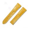 New Cartier de Santos watch Medium Large Quickswitch yellow alligator Cartier Santos leather watch strap replacement for sale 19mm 21mm crocodile watchband online grade A Cartier Santos strap