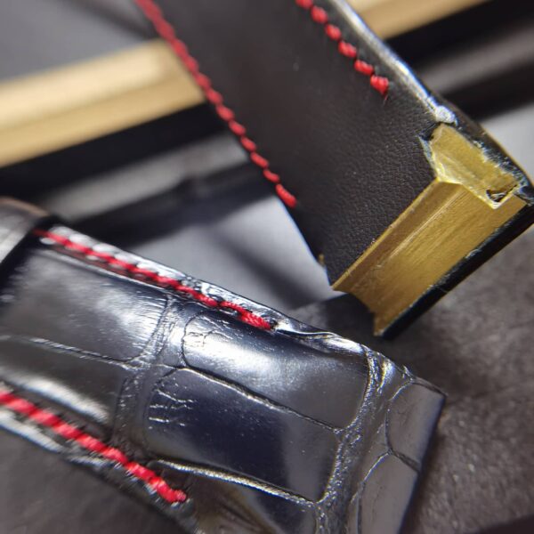 Custom Alligator leather watch band for Franck Muller Conquistador 8900 9900